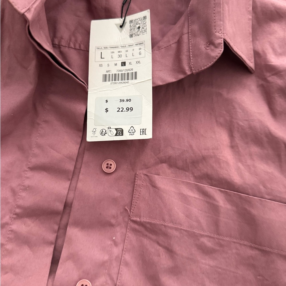 Men's Pink Shirt